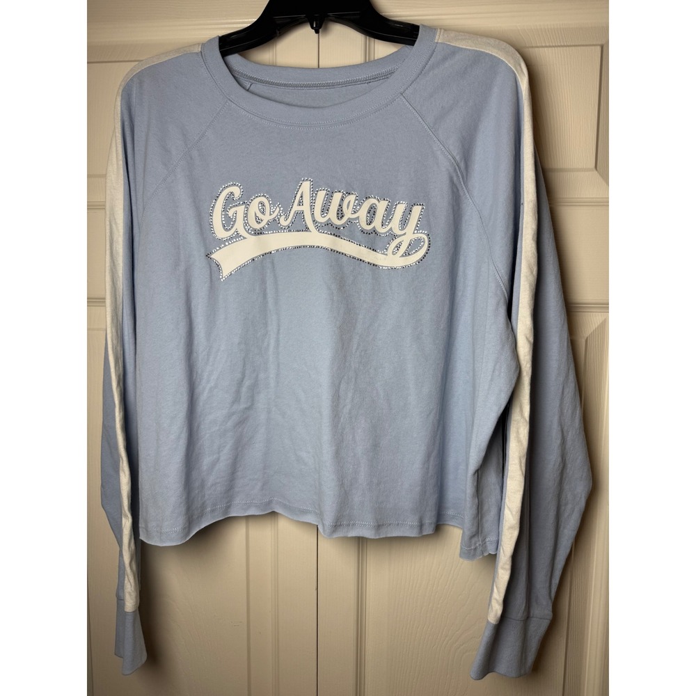 Torrid Women's‎ "Go Away" Long Sleeve Crop Tee